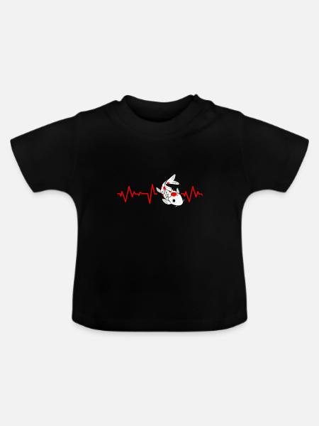 Koi - Baby Bio-T-Shirt mit Rundhals - Schwarz