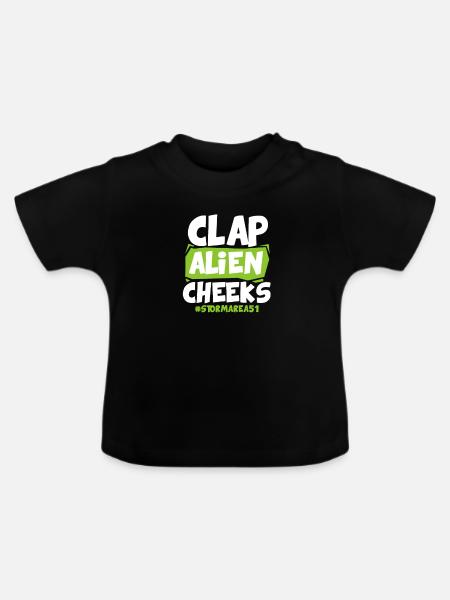 Storm Area 51 - Baby Bio-T-Shirt mit Rundhals - Schwarz