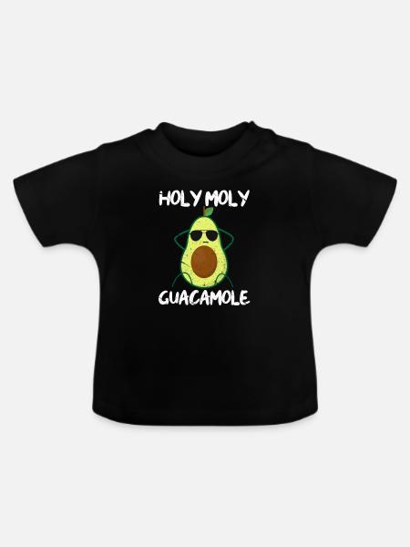 Avocado - Baby Bio-T-Shirt mit Rundhals - Schwarz