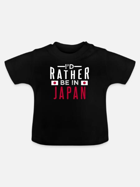Japan - Baby Bio-T-Shirt mit Rundhals - Schwarz