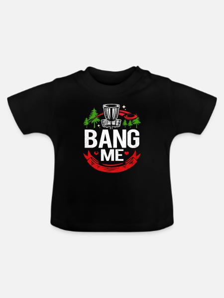 Frisbee - Baby Bio-T-Shirt mit Rundhals - Schwarz