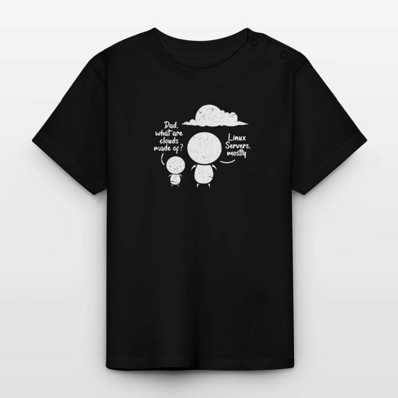 Desarrollador de software Programador Software Linux Camiseta orgánica para bebé con cuello redondo