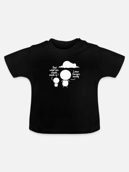 Softwareentwickler - Baby Bio-T-Shirt mit Rundhals - Schwarz