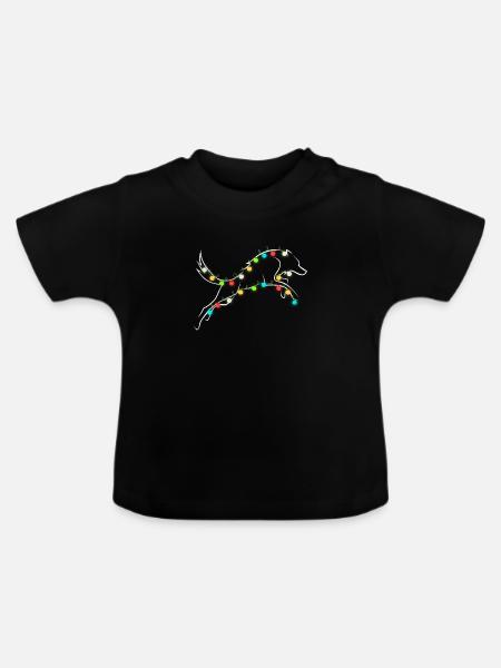 Wolf Christmas Weihnachten Wölfe Wolfpack - Baby Bio-T-Shirt mit Rundhals - Schwarz