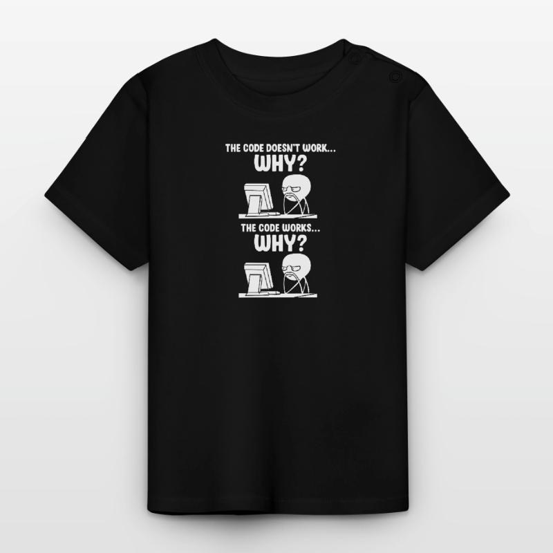 Programmer computer informatics programming Baby Organic T-Shirt with Round Neck