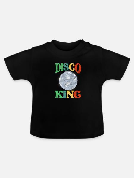 Disco - Baby Bio-T-Shirt mit Rundhals - Schwarz