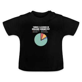 Chemie - Baby Bio-T-Shirt mit Rundhals - Schwarz - Vorne