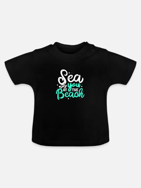 Strand - Baby Bio-T-Shirt mit Rundhals - Schwarz