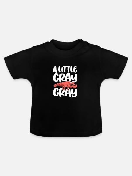 Languste - Baby Bio-T-Shirt mit Rundhals - Schwarz