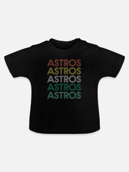 Astros - Baby Bio-T-Shirt mit Rundhals - Schwarz