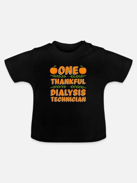 Nephrologie Dialyse Dialysetechniker Geschenk - Baby Bio-T-Shirt mit Rundhals - Schwarz