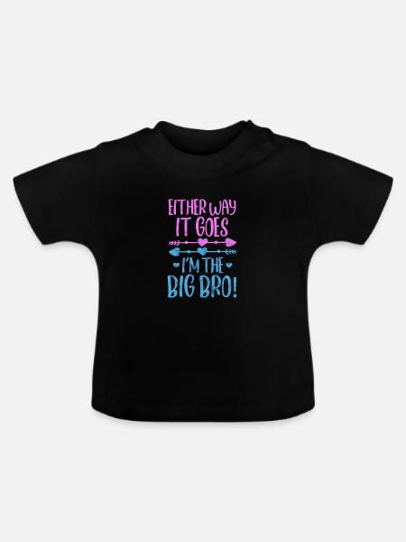 Bruder - Baby Bio-T-Shirt mit Rundhals - Schwarz