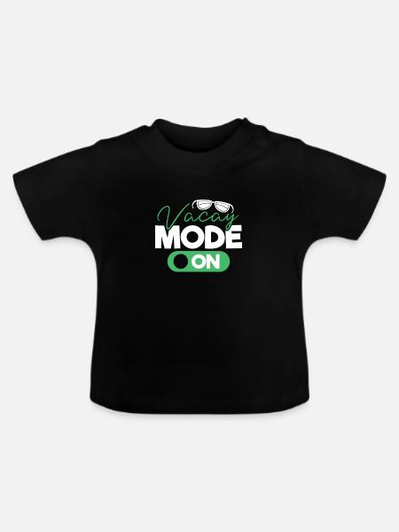 Kreuzfahrt - Baby Bio-T-Shirt mit Rundhals - Schwarz