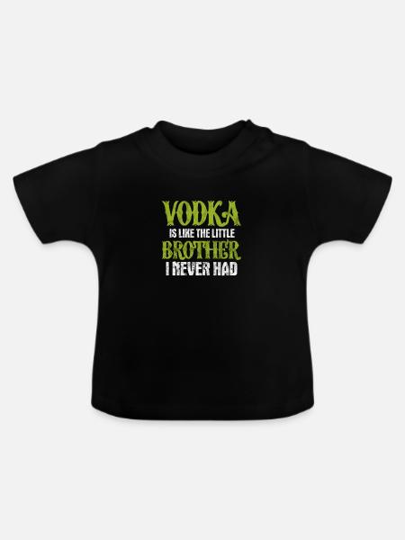 Bruder - Baby Bio-T-Shirt mit Rundhals - Schwarz