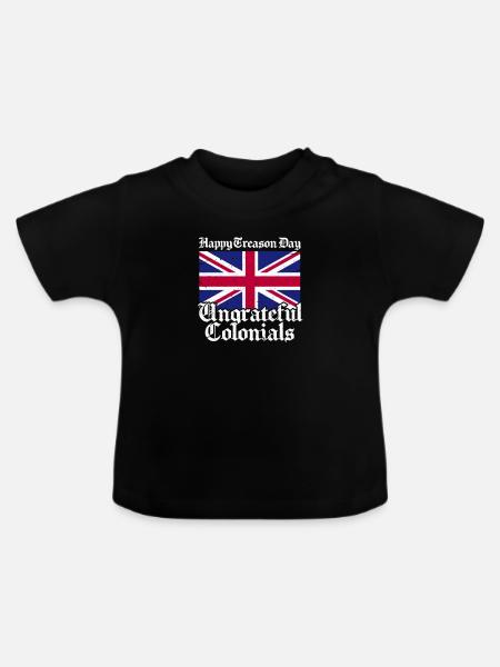 United Kingdom - Baby Bio-T-Shirt mit Rundhals - Schwarz