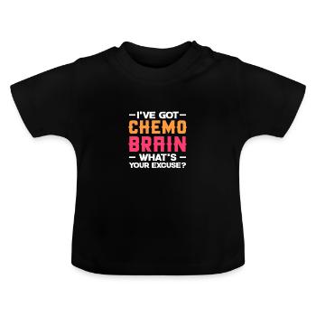 Krebs Krank Krankheit Kampf Geschenk - Baby Bio-T-Shirt mit Rundhals - Schwarz - Vorne