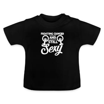 Krebs - Baby Bio-T-Shirt mit Rundhals - Schwarz - Vorne