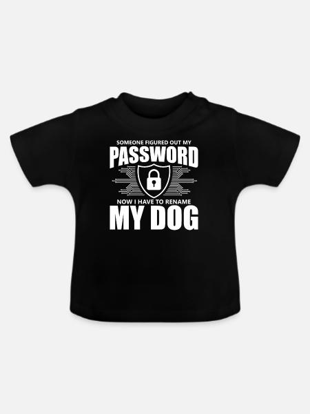 Cybersecurity Computersicherheit Cybersecurity - Baby Bio-T-Shirt mit Rundhals - Schwarz