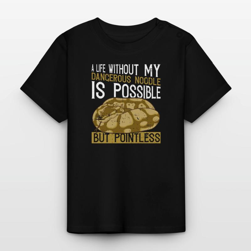 Banana Ballpython Königspython Baby Organic T-Shirt with Round Neck