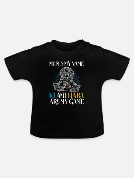 Chakra Heilung Und Reiki - Baby Bio-T-Shirt mit Rundhals - Schwarz