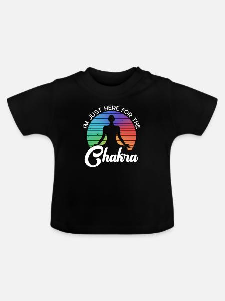 Reiki - Baby Bio-T-Shirt mit Rundhals - Schwarz