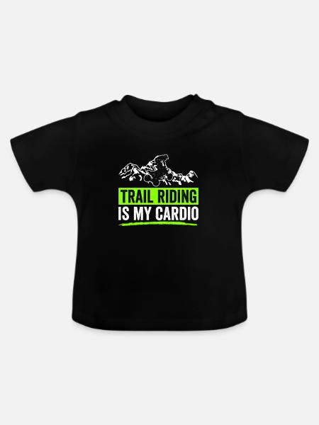 Viereck - Baby Bio-T-Shirt mit Rundhals - Schwarz
