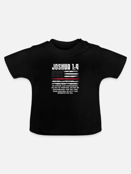 Bibel - Baby Bio-T-Shirt mit Rundhals - Schwarz