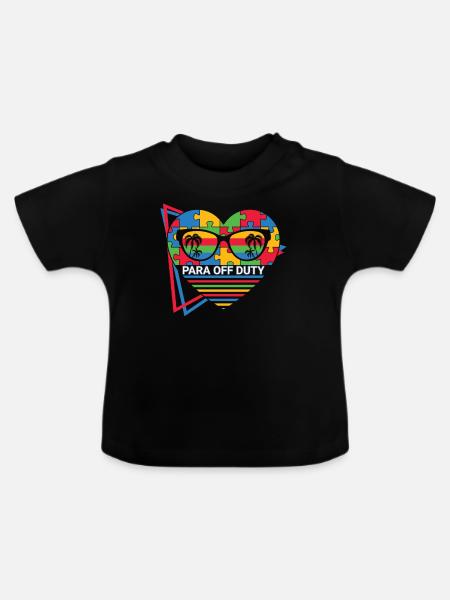 Paraprofessional - Baby Bio-T-Shirt mit Rundhals - Schwarz