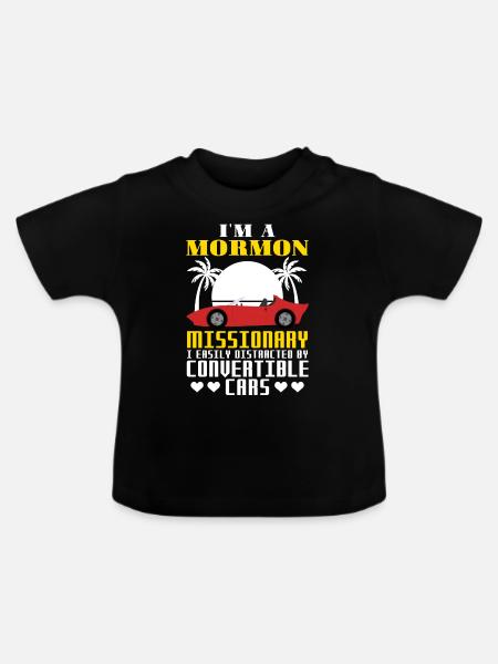 LDS - Baby Bio-T-Shirt mit Rundhals - Schwarz