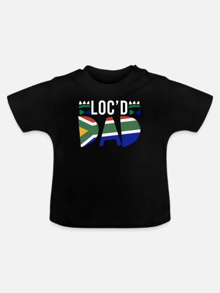 Dreadlocks Rastafari Rasta Afro - Baby Bio-T-Shirt mit Rundhals - Schwarz