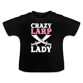 Live-Action Role-Playing Games - Baby Organic T-Shirt with Round Neck - black - Front