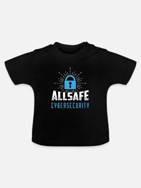 Cybersecurity Allsafe Cybersecurity Programmer - Baby Bio-T-Shirt mit Rundhals - Schwarz