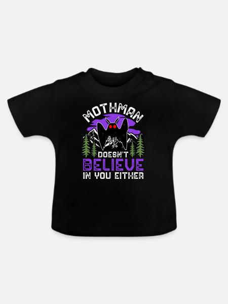 Kryptide Kryptozoologie - Baby Bio-T-Shirt mit Rundhals - Schwarz