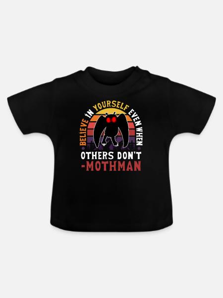 Kryptide Kryptozoologie - Baby Bio-T-Shirt mit Rundhals - Schwarz