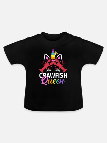 Krebse kochen Hummer - Baby Bio-T-Shirt mit Rundhals - Schwarz