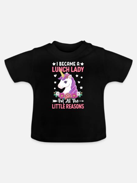 Cafeteria-Besatzung - Baby Bio-T-Shirt mit Rundhals - Schwarz