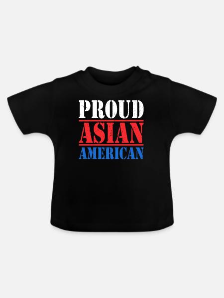 Pazifik-Insulaner AAPI - Baby Bio-T-Shirt mit Rundhals - Schwarz