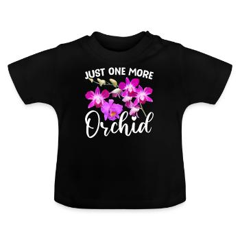 Fun Houseplant Nursery - Baby Organic T-Shirt with Round Neck - black - Front