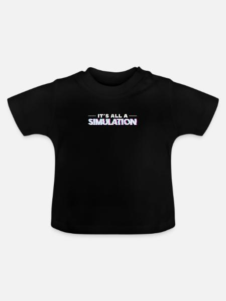 Verschwörung - Baby Bio-T-Shirt mit Rundhals - Schwarz
