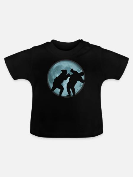Sumo - Baby Bio-T-Shirt mit Rundhals - Schwarz