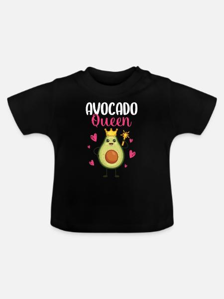 Avocado - Baby Bio-T-Shirt mit Rundhals - Schwarz