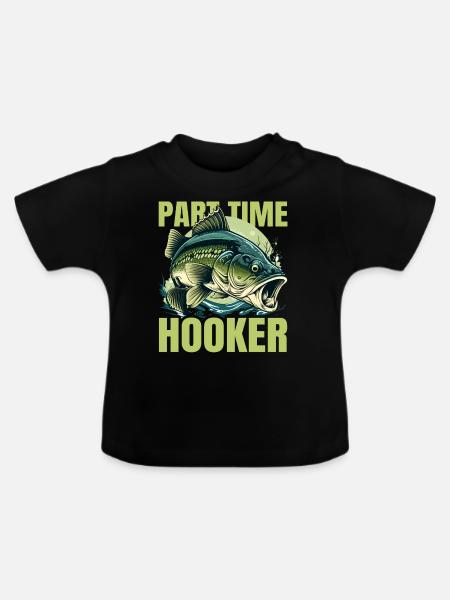 Teilzeit-Hook - Baby Bio-T-Shirt mit Rundhals - Schwarz
