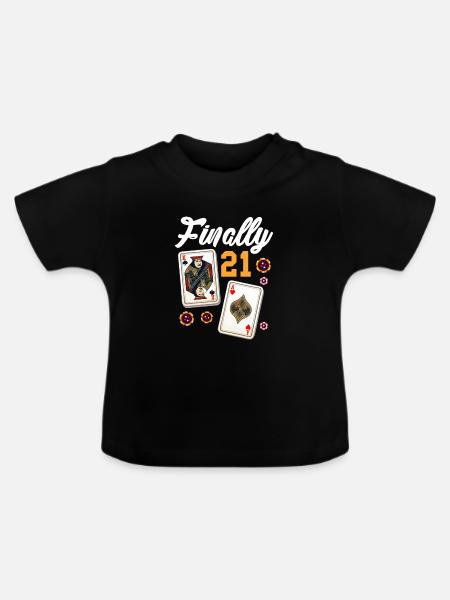 Black Jack - Baby Bio-T-Shirt mit Rundhals - Schwarz