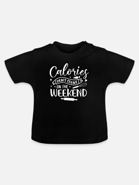 Bäcker Bäckerein Backwaren Backen Geschenk - Baby Bio-T-Shirt mit Rundhals - Schwarz