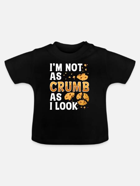 Brotbacken Brotbackautomat - Baby Bio-T-Shirt mit Rundhals - Schwarz