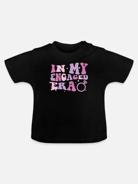 Junggesellin - Baby Bio-T-Shirt mit Rundhals - Schwarz