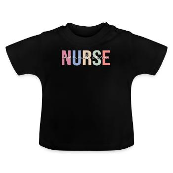 Wound Care Nurse - Baby Organic T-Shirt with Round Neck - black - Front