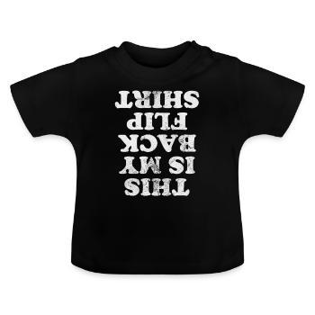 Backflip - Baby Bio-T-Shirt mit Rundhals - Schwarz - Vorne