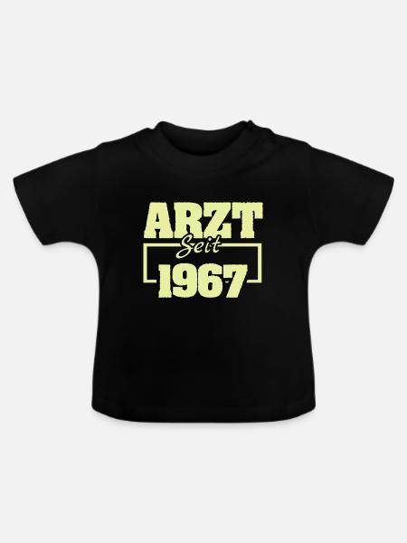 Chefarzt 1967 - Baby Bio-T-Shirt mit Rundhals - Schwarz