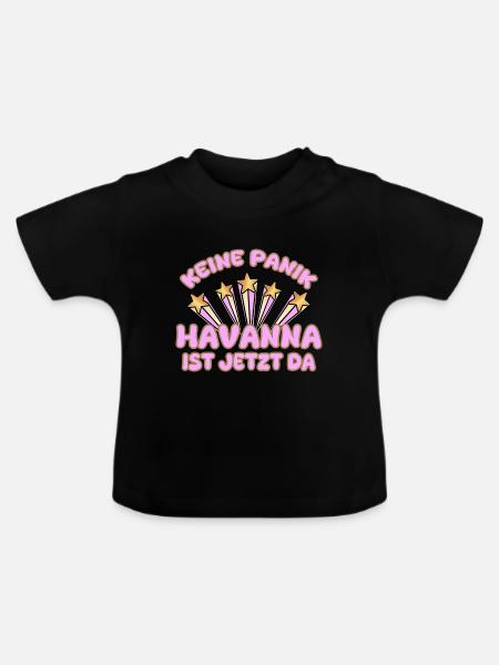 Havanna - Baby Bio-T-Shirt mit Rundhals - Schwarz